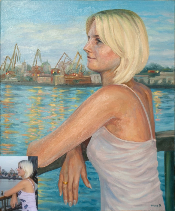 Portrait oil on canvas_40