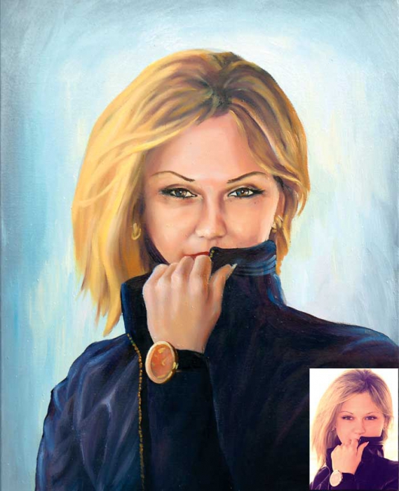 Portrait oil on canvas_41
