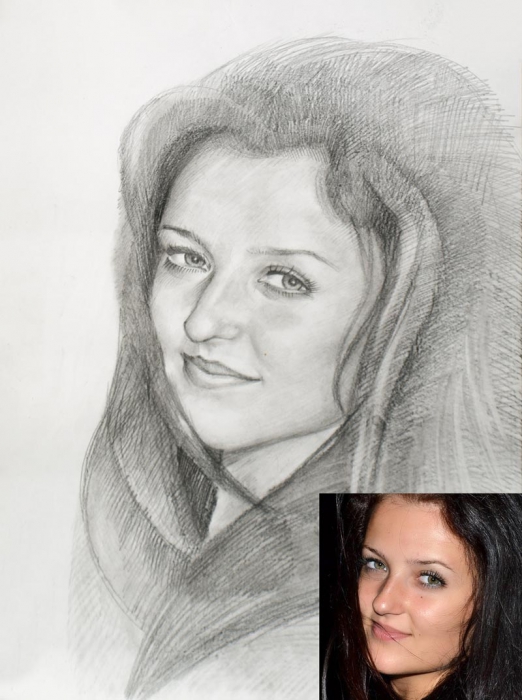 Pencil portrait on paper_24