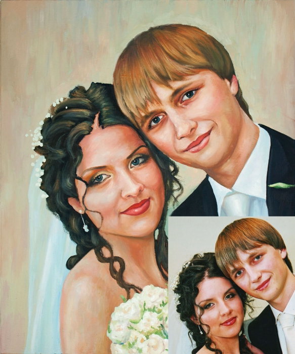 Заказать портрет маслом по фотографии в Украине