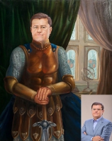 Портрет маслом по фотографії на замовлення. Портрет фарбами на холсті замовити_18