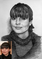 Pencil portrait on paper_20