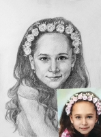 Pencil portrait on paper_22