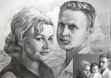 Pencil portrait on paper_28