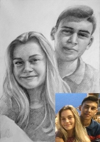Pencil portrait on paper_34