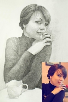 Pencil portrait on paper_37
