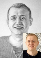 Pencil portrait on paper_6