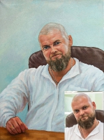 Portrait oil on canvas_46