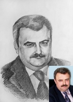 Portret ołówka na papierze_14