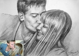 Portret ołówka na papierze_2